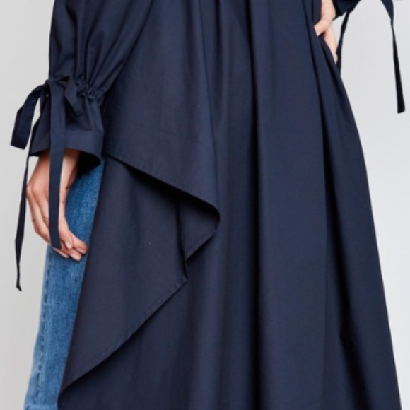 High Low  Hem Button Up  Top - Picture 3 of 5